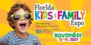 Florida Kids & Family Expo poster at Rosen Inn International