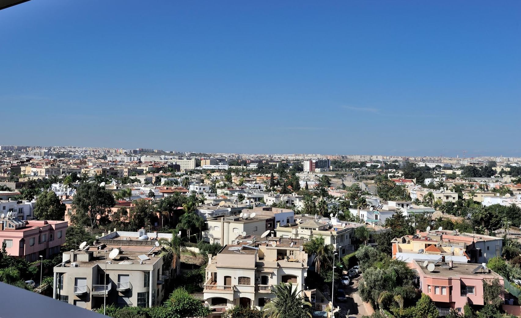 Views from Kenzi Sidi Maarouf Hotel in Casablanca, Morocco