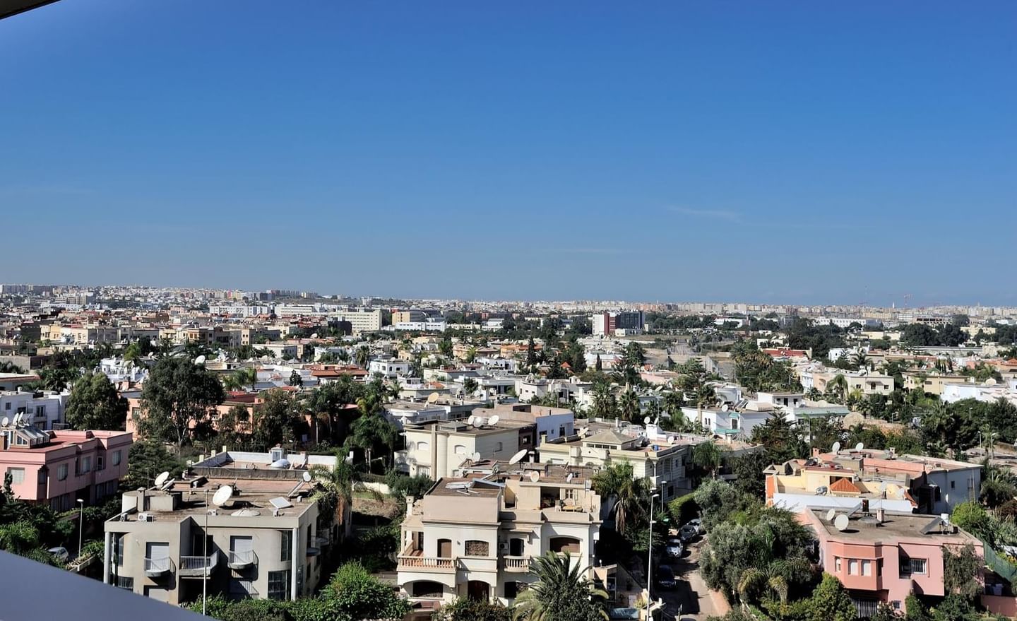 Views from Kenzi Sidi Maarouf Hotel in Casablanca, Morocco