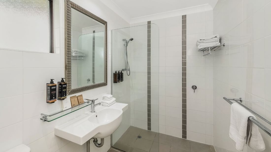 Deluxe Twin Room bathroom