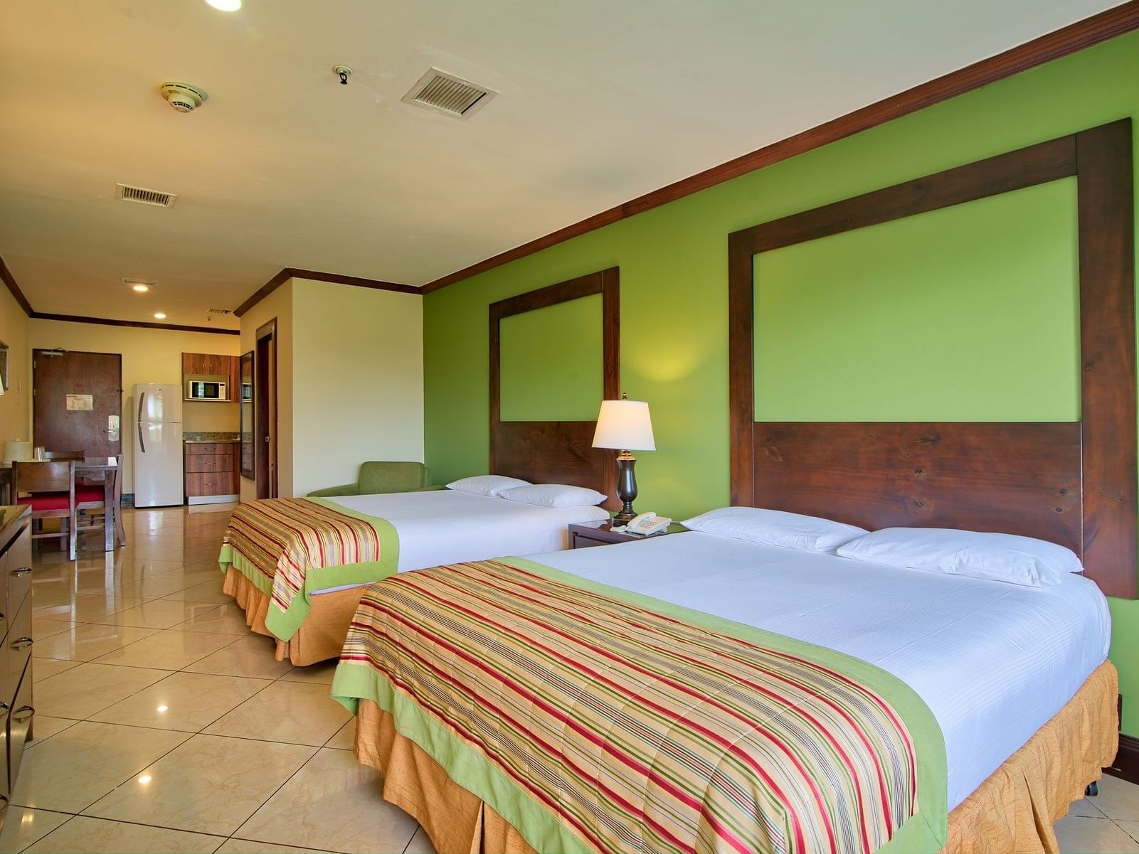 A View of family estudio with 2 queen beds at Fiesta Resort 