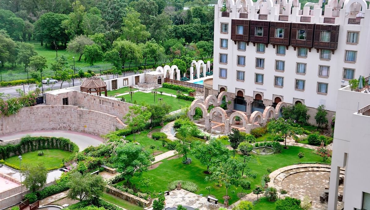 An Areal view of the Islamabad Serena Hotel