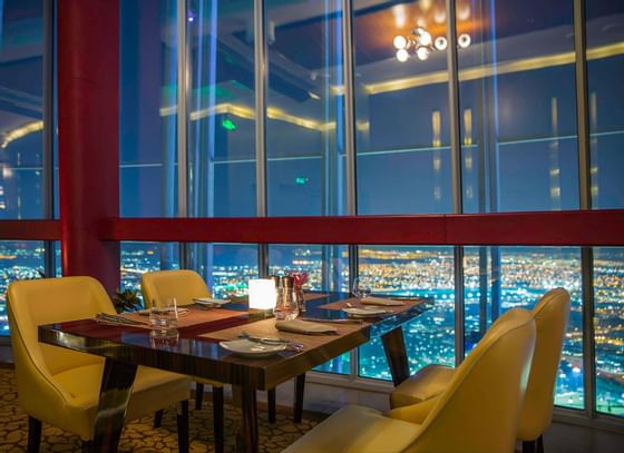 Three Sixty Restaurant at The Torch Doha Hotel in Qatar