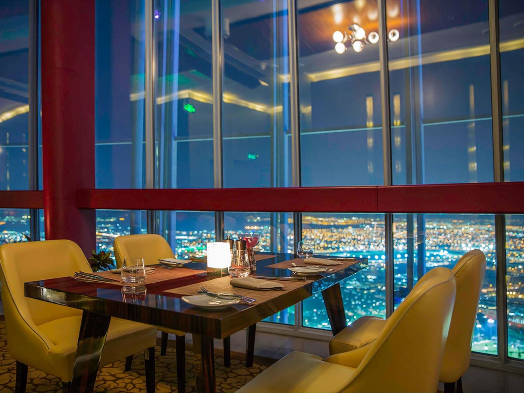 Three Sixty Restaurant at The Torch Doha Hotel in Qatar