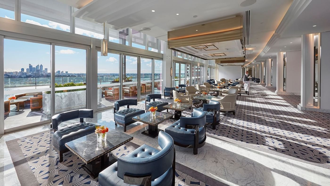 Dining area of Silks restaurant at Crown Hotels