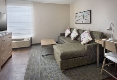 living room in suite