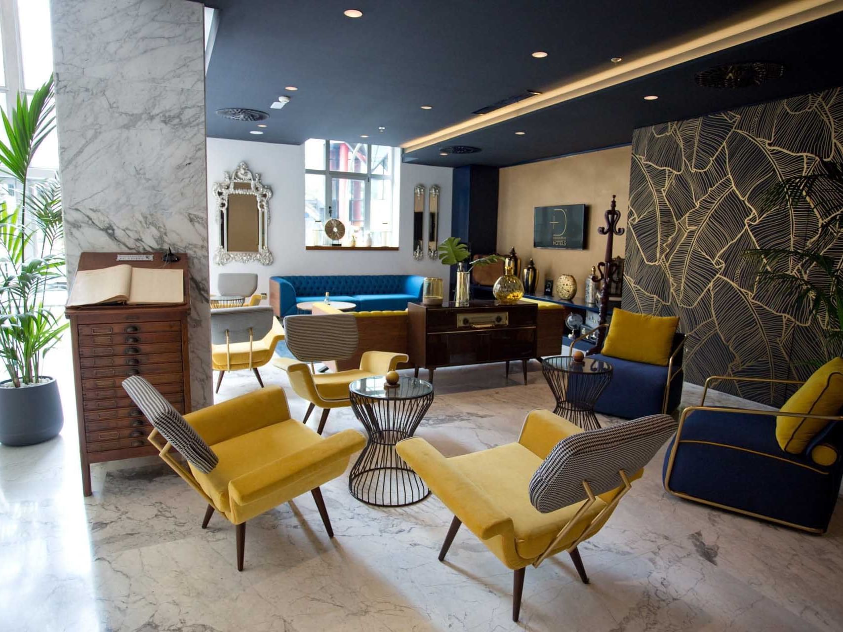 lobby en hotel Design Plus Bex