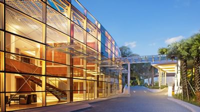 Exterior view of the elegant Amara Sanctuary Resort