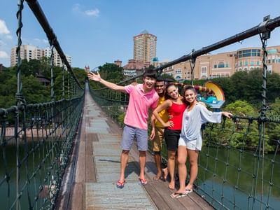 Sunway Lagoon Suspension Bridge
