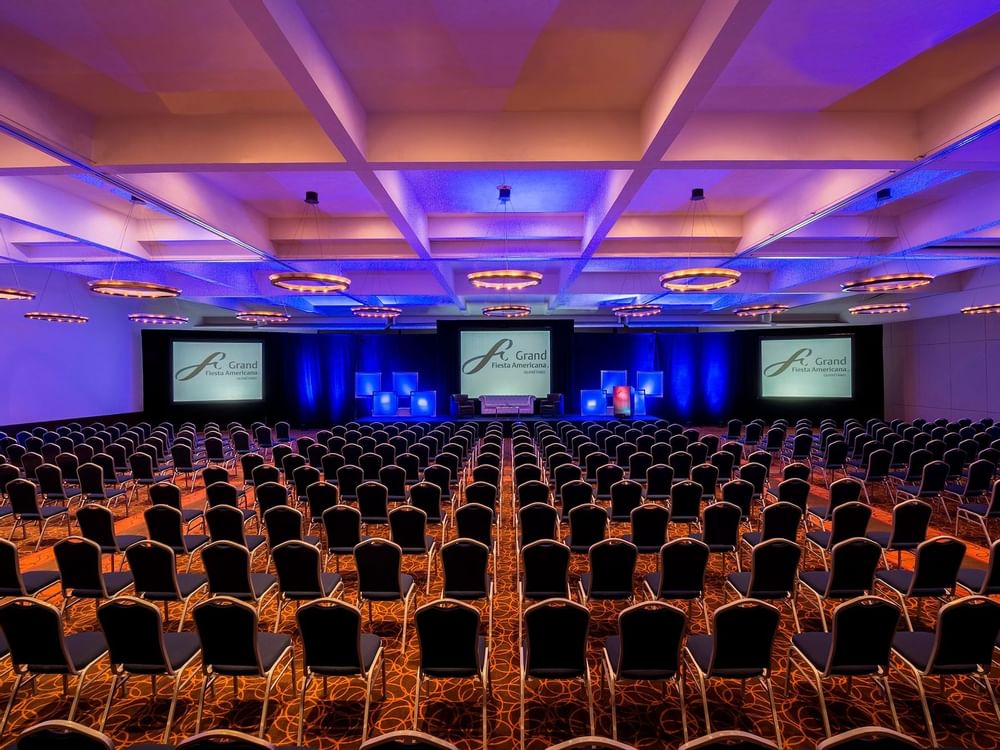 Interior of Cerro de las Campanas hall at GFA Querétaro