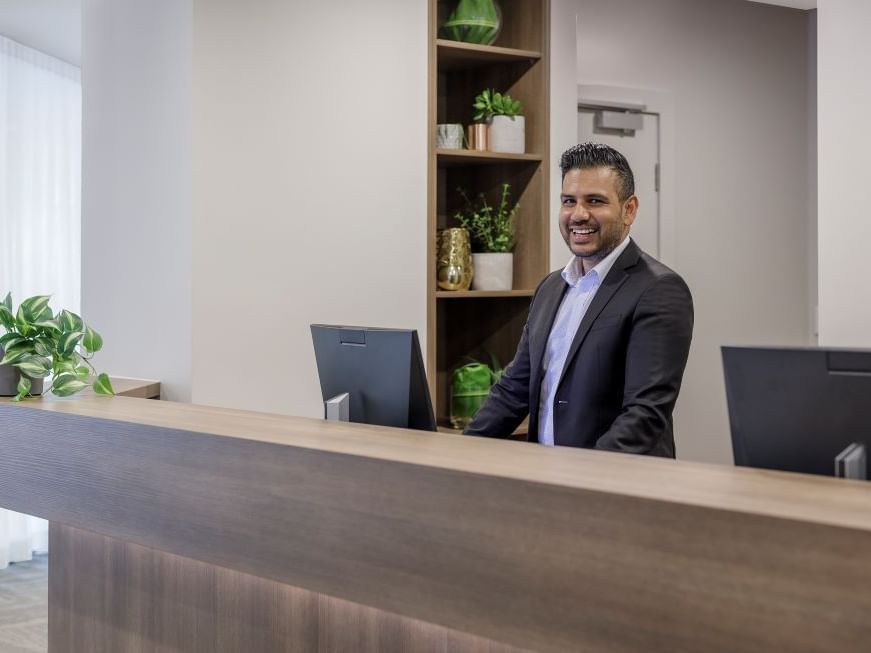 Brady Hotels Hardware Lane front desk