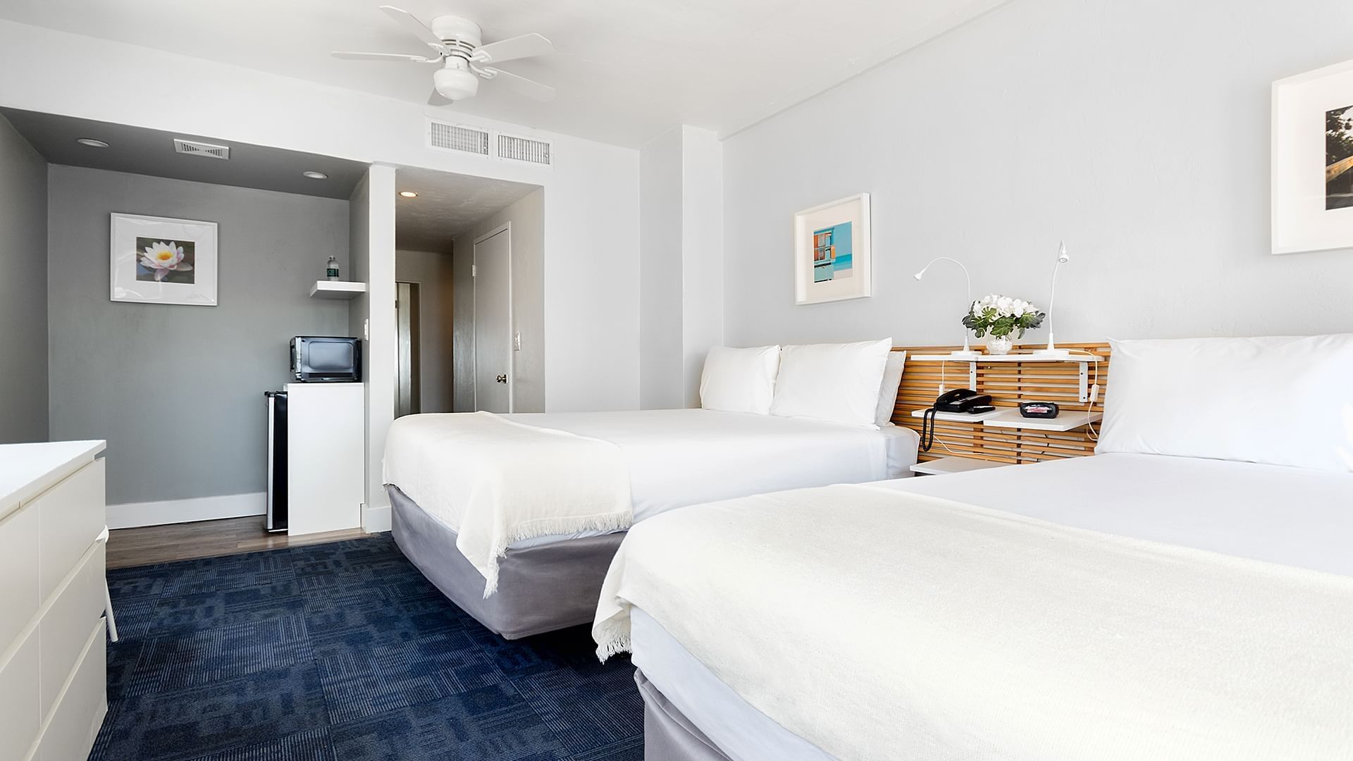 The Deluxe Double room with twin king beds at DOT Hotels