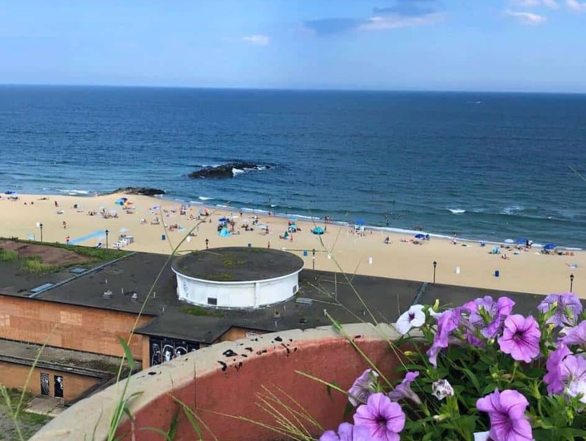 Atlantic Ocean Views from atop the Berkeley Hotel NJ