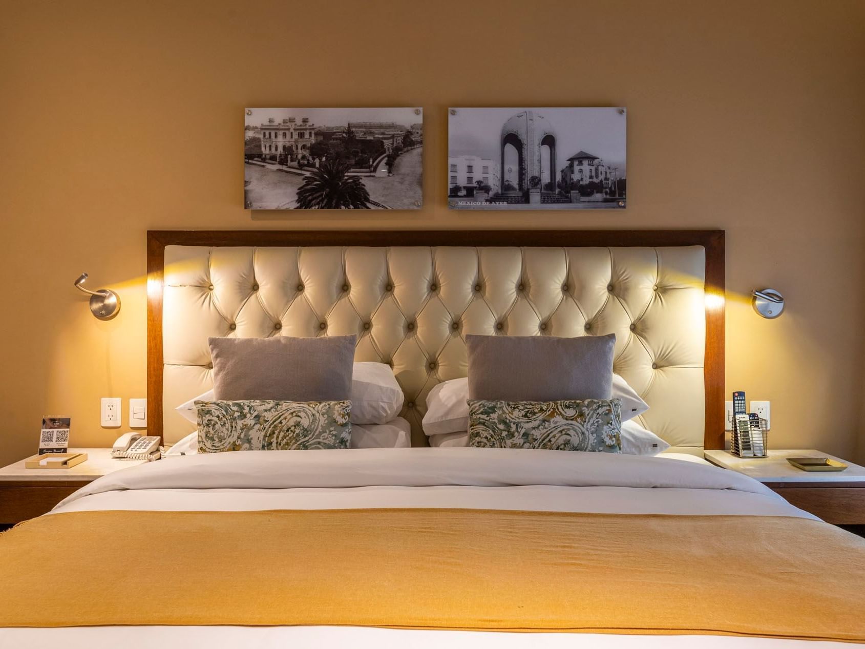 King bed & nightstands in Junior Suite at Casa Mali by Dominion