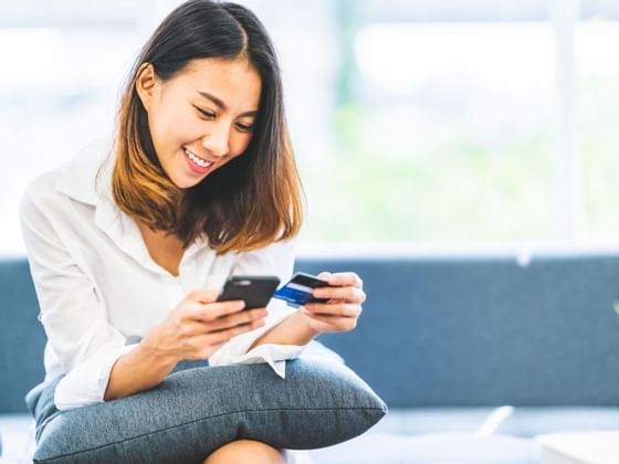 Book a room swiftly with your mobile phone