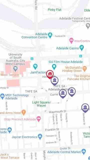 Student Living - Thomas House Map