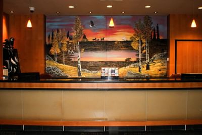 Check in desk