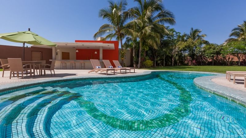 Outdoor swimming pool at Gamma Colima Garden