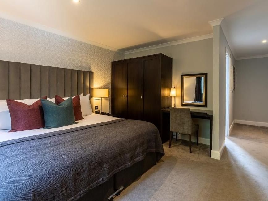 Deluxe double room at Gorse Hill Hotel in Surrey