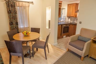 Woodford Bridge Country Club One Bedroom Lodge Dining Room