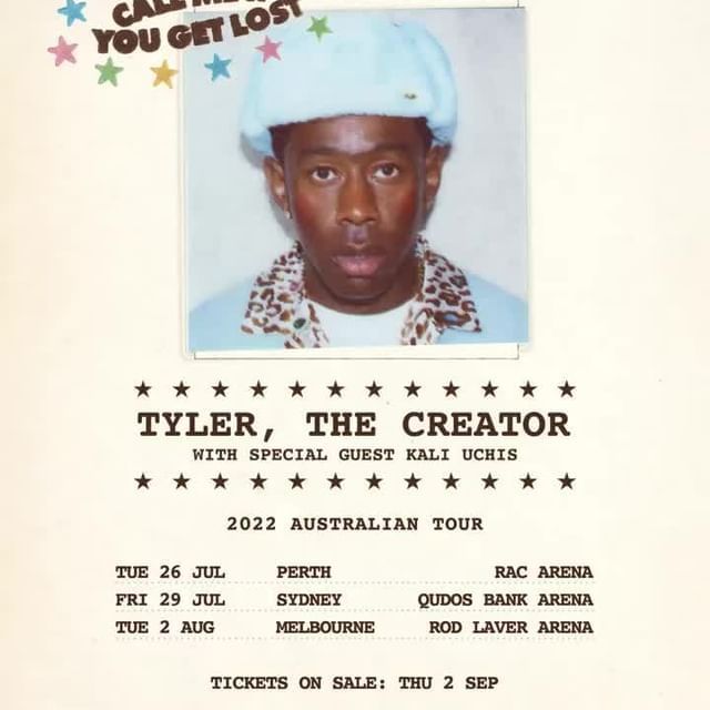 Poster for Tyler's Australian Tour at Brady Hotel Jones Lane