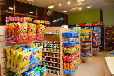 Display rack in the Gift shop at Holiday Inn Montego Bay