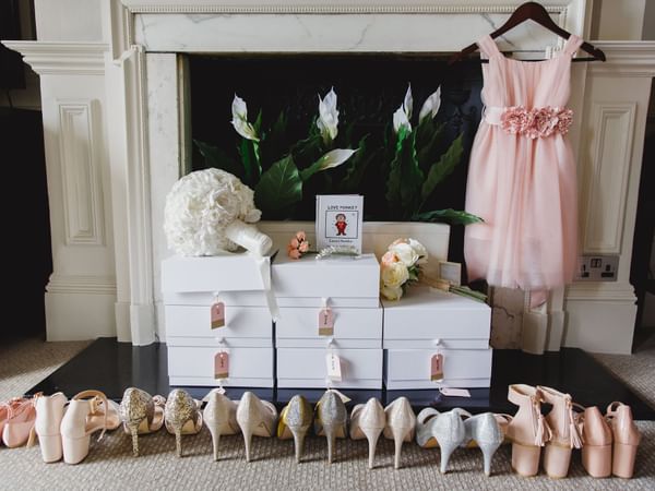 Wedding outfits and items at Richmond Hill Hotel