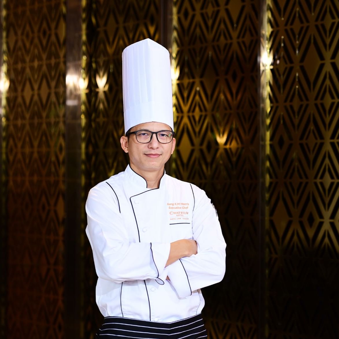 Portrait of Executive Chef at Chatrium Royal Lake Yangon