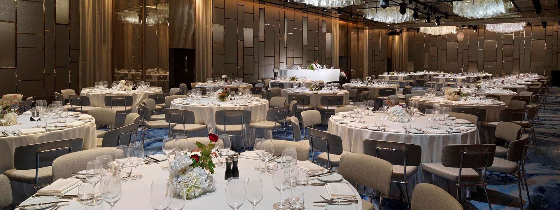 Interior of Pearl Ballroom at Crown Hotel Sydney