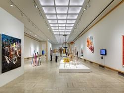 Interior of the Cranbrook Art Museum near Kingsley