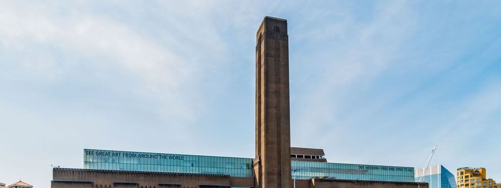 Exterior view of Tate Modern near The Londoner Hotel