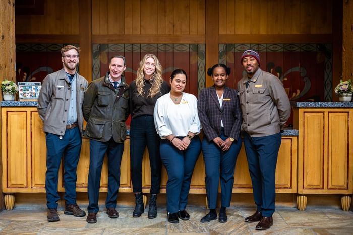 Image of employees captured at Stein Eriksen Lodge