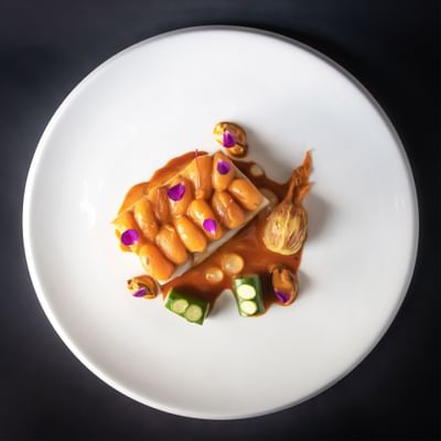 Close up of Dish in Mennicza Fusion at Granary La Suite Hotel