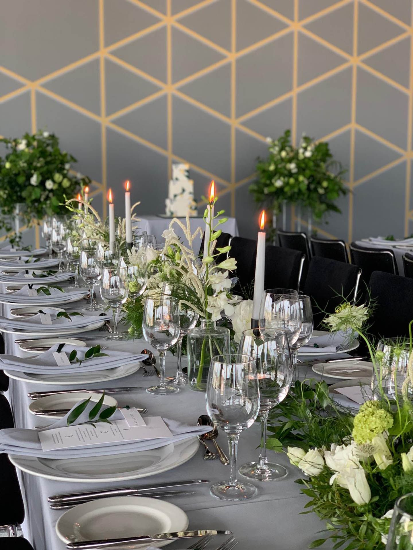 Table arranged with cutlery & glasses at Village Hotels