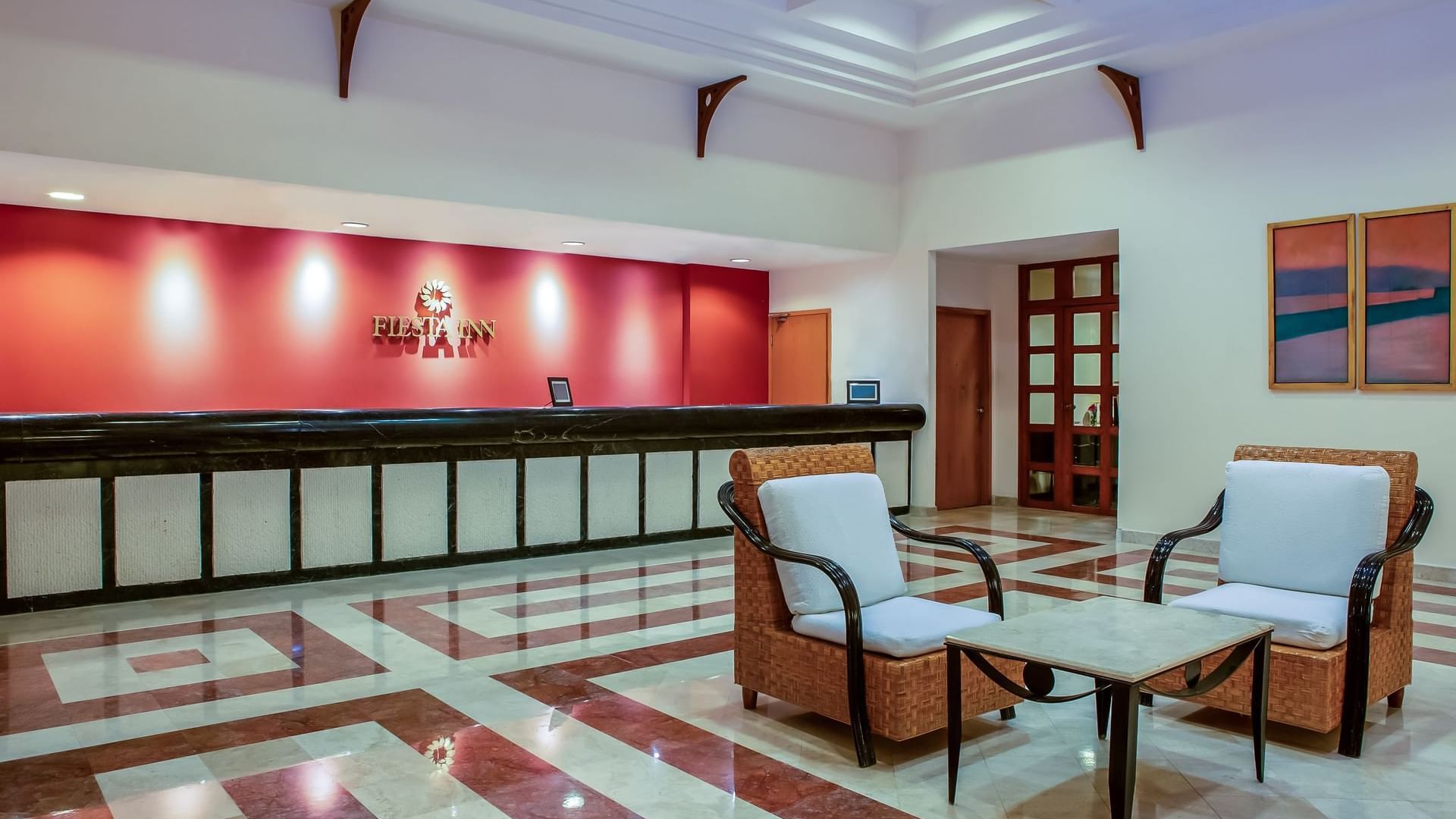 Interior of Lobby & lounge area at Fiesta Inn Tampico