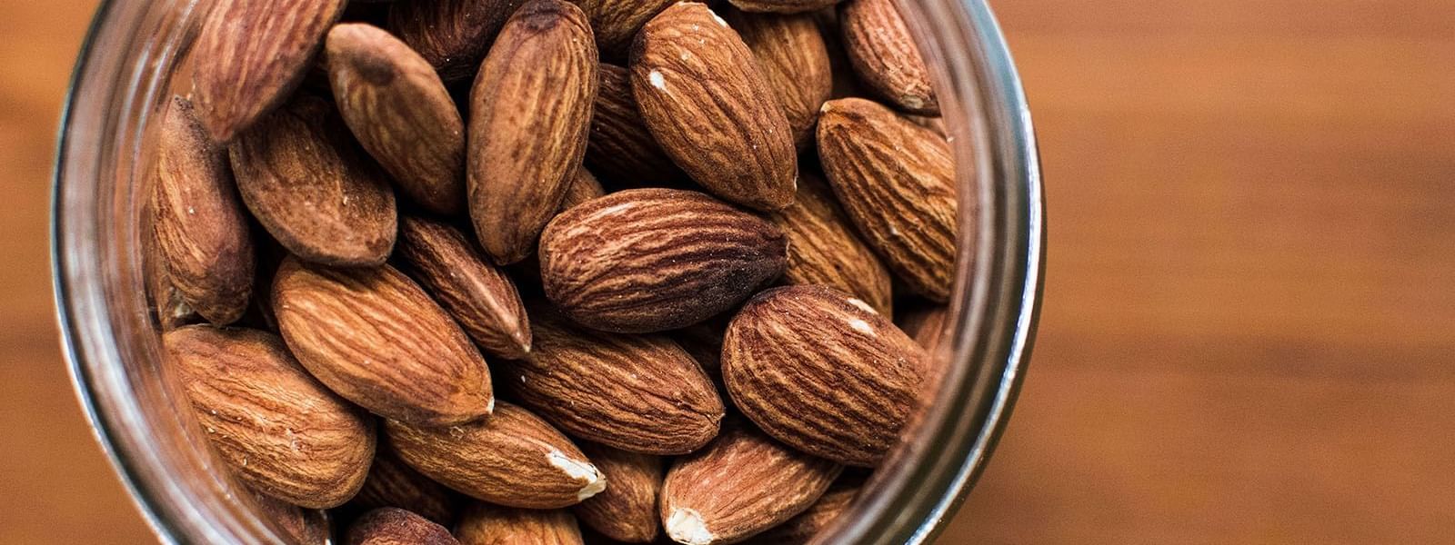 Close-up of a bowl of Almond nuts at Crown Towers Sydney