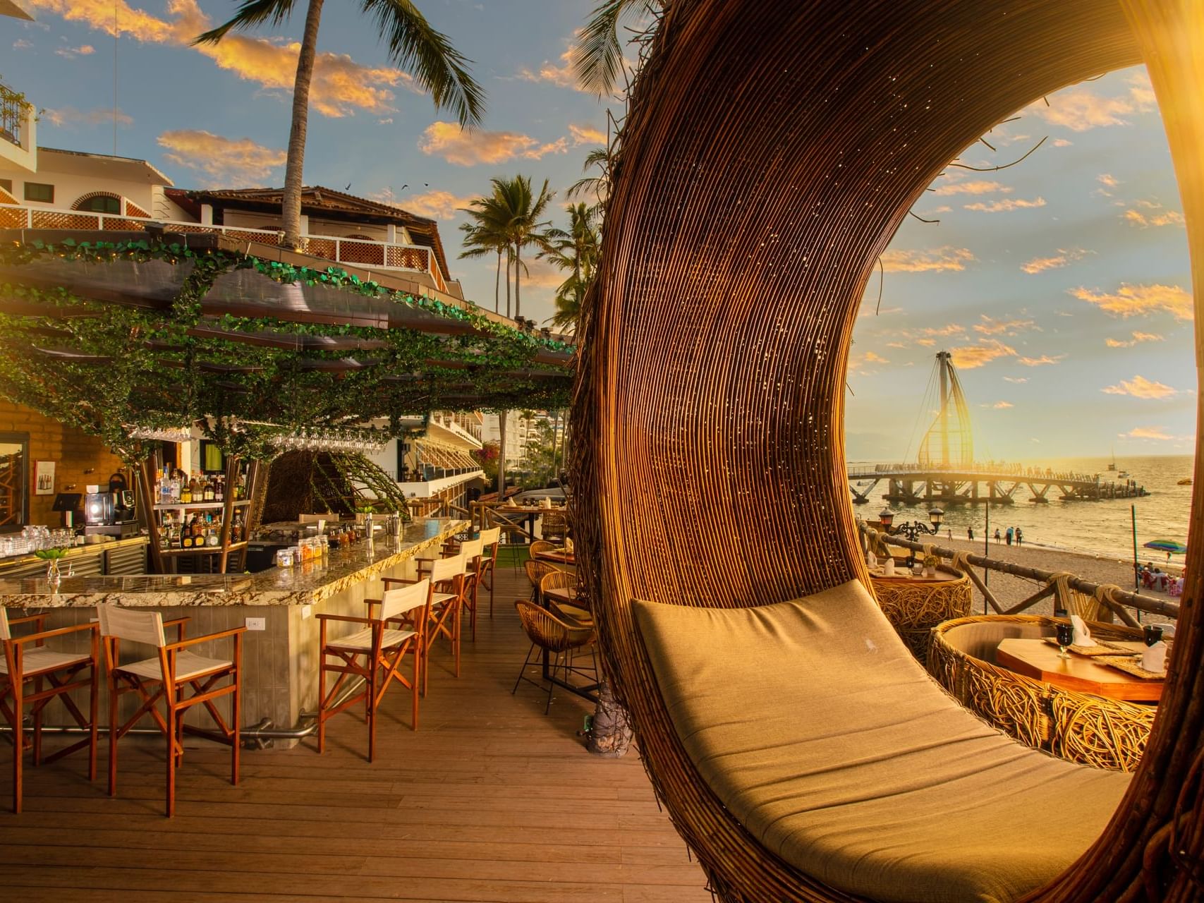 Dining area in Ik Mixology Bar & Cuisine at Casa Dona Susana