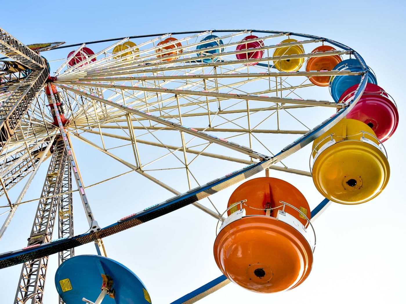 Ferris wheel in Feria de Puebla festival near Gamma Hotels