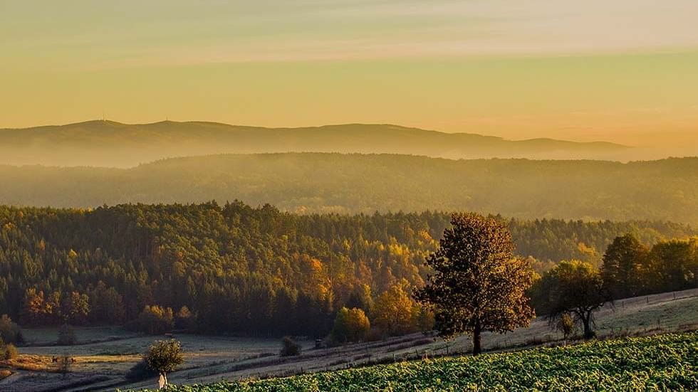 Landscape view of mountains near Falkensteiner Balance Resort