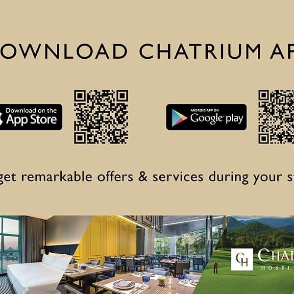 Banner of Chatrium app at Chatrium Residence Sathon