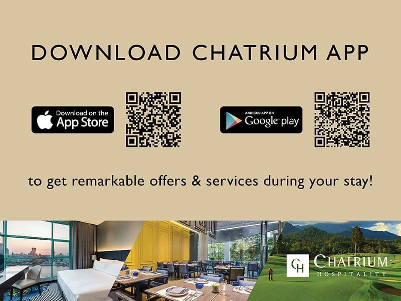 Banner of Chatrium app at Chatrium Residence Sathon