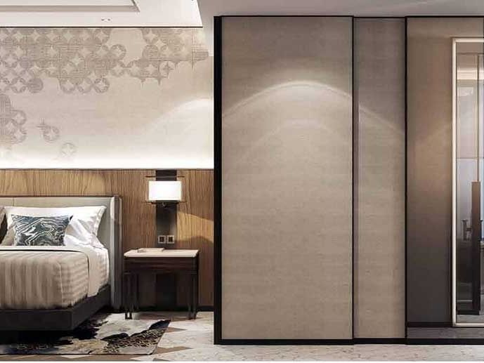Bed & Closet in Honeymoon Suite at Eastin Grand Hotel Phayathai