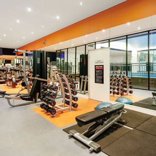 Fully equipped Fitness Lounge at Pullman Albert Park