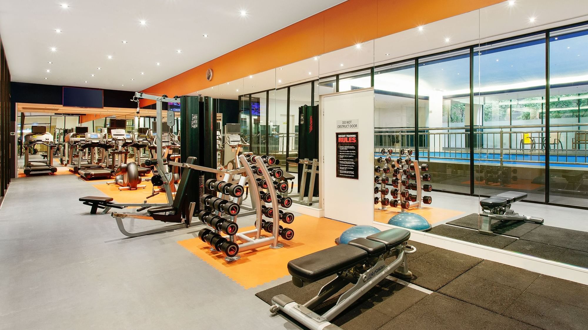 Fitness Lounge at Pullman & Mercure Melbourne Albert Park
