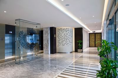 Reception at Grayton Hotel Dubai