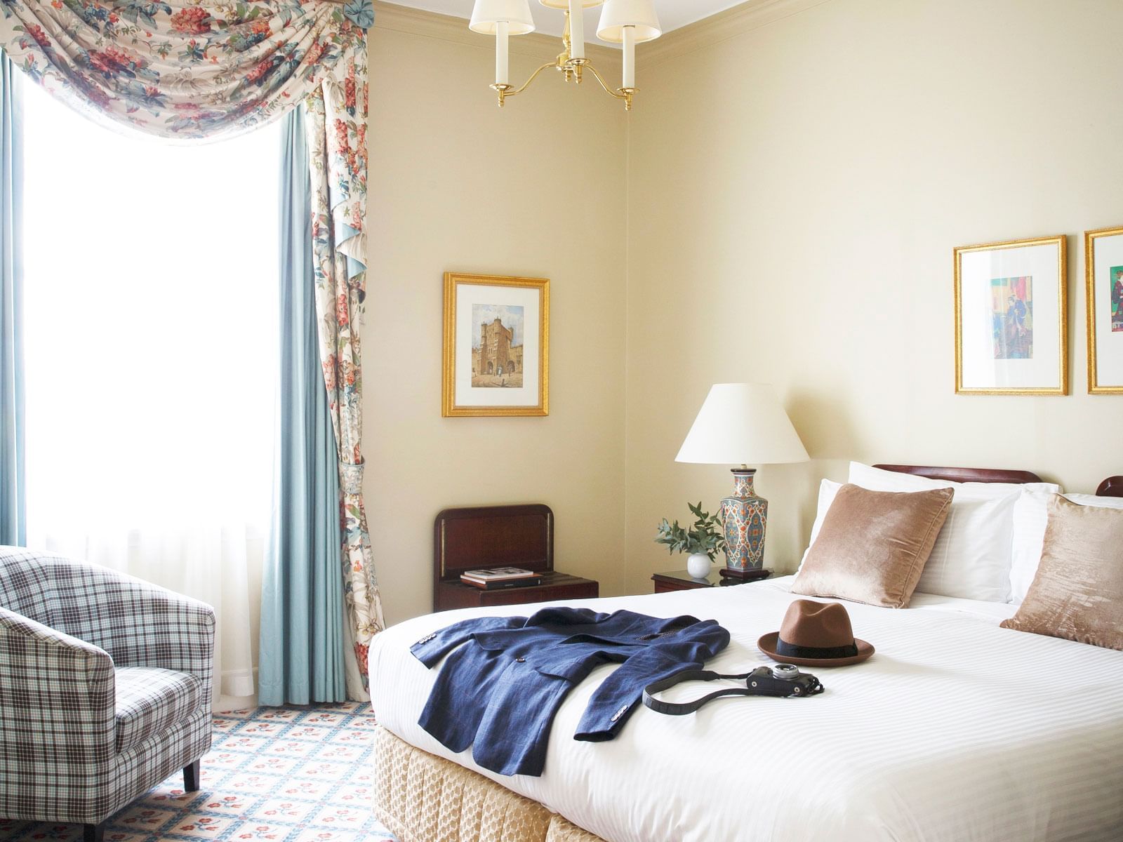 Junior Suite Bedroom at The Hotel Windsor Melbourne