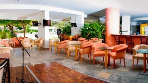 Interior of the Dining area at Gamma Plaza Ixtapa