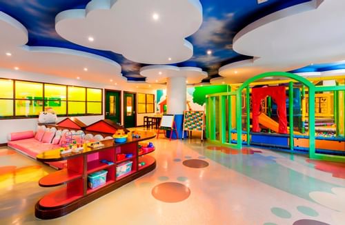 Interior of Kids play zone at Paradox Resort Phuket