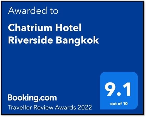 Poster of Traveller Review Awards at Chatrium Hotel