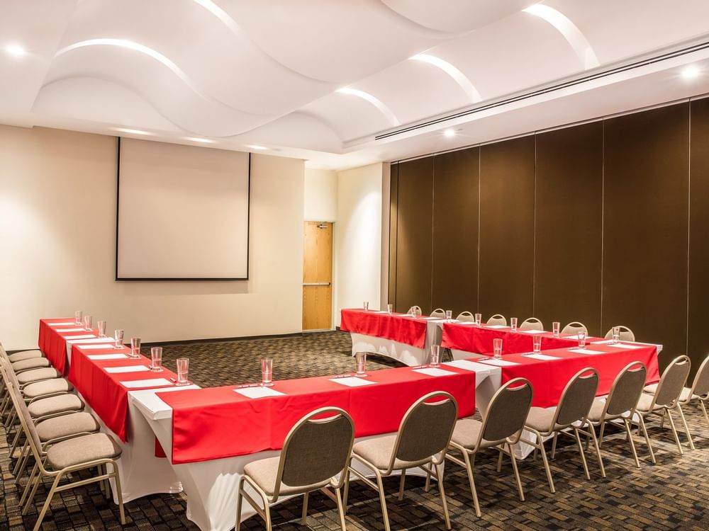 U shape table setup in Salon B room at Fiesta Inn Hotels